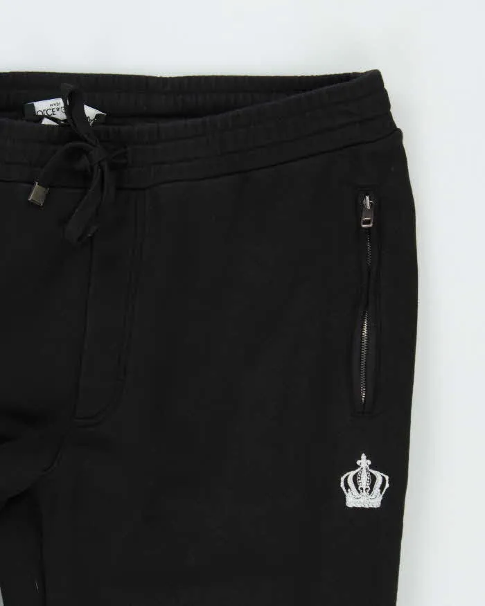 Dolce & Gabbana Crown Patch Slim Fit Elastic Cuff Tracksuit Bottoms - L sold by Rokit product image thumbnail 4