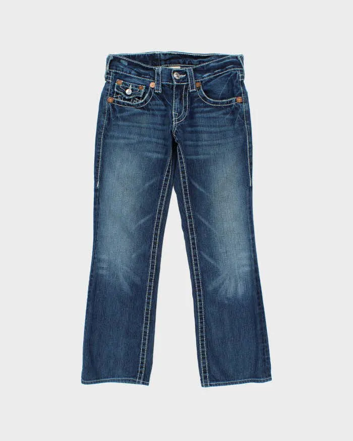 Vintage True Religion Billy Big T Indigo Denim Women's Straight Leg Jeans - W30 L29 sold by Rokit