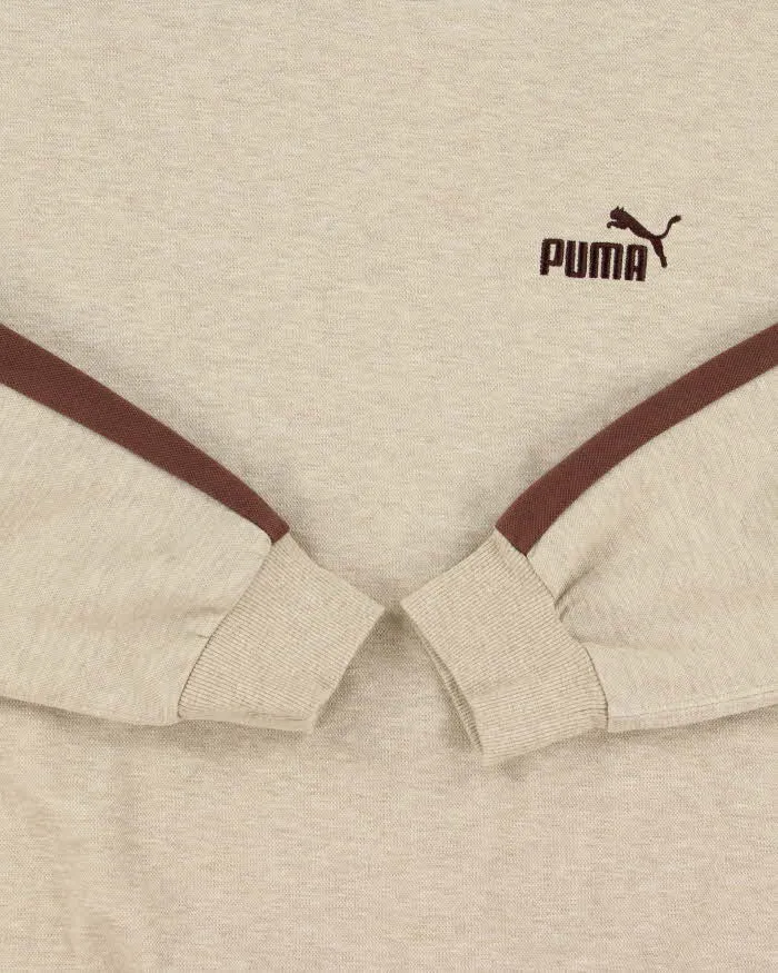 Puma Striped Sleeve Logo Crewneck Sweatshirt - M sold by Rokit product image thumbnail 4