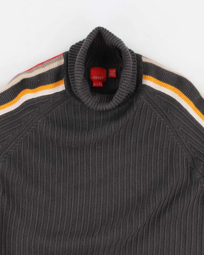 Vintage Espirit Turtle Neck Cable Knit Jumper - M sold by Rokit product image thumbnail 3