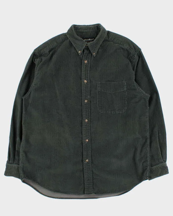 Vintage Eddie Bauer Oversized Corduroy Shirt - M sold by Rokit