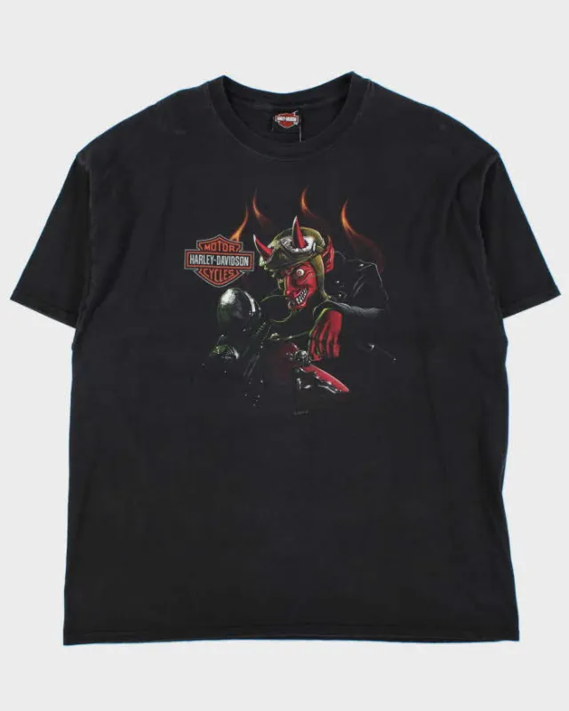 Vintage Harley Davidson Devil Rider Kane's Calgary Crewneck T-Shirt - 2XL sold by Rokit