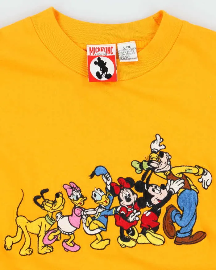 Vintage 1990s Micky Inc Embroidered Heavyweight Crewneck T-Shirt - XL sold by Rokit product image thumbnail 5
