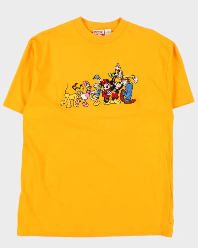 Vintage 1990s Micky Inc Embroidered Heavyweight Crewneck T-Shirt - XL sold by Rokit