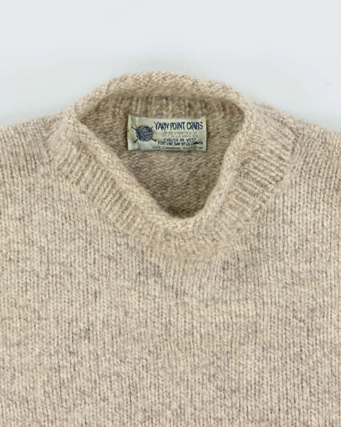 Vintage Yarn Point Crafts High Neck Chunky Wool Jumper - XXXL sold by Rokit product image thumbnail 5