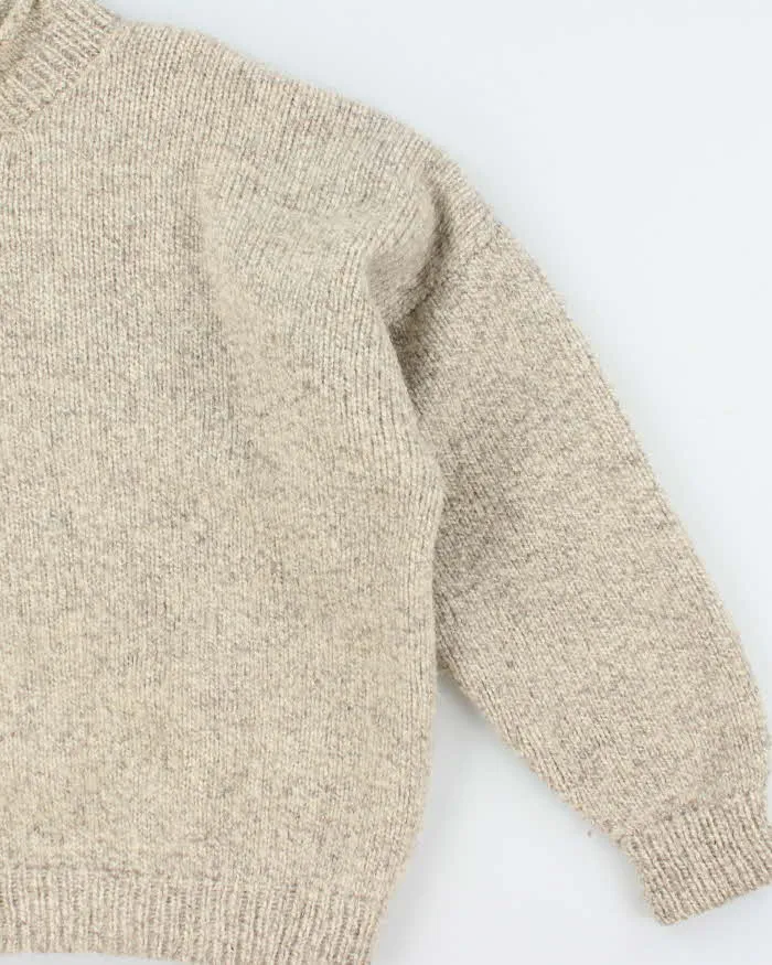 Vintage Yarn Point Crafts High Neck Chunky Wool Jumper - XXXL sold by Rokit product image thumbnail 3