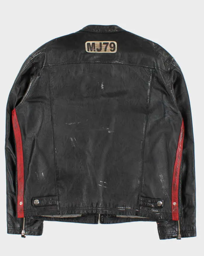 Vintage Y2K 00s Wilsons M.Julian MJX Leather Cafe Racer Biker Jacket - XL sold by Rokit product image thumbnail 3
