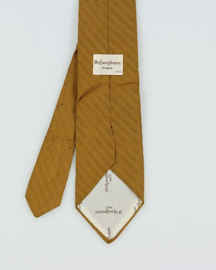 Vintage 1970s Yves Saint Laurent Striped Silk Tie sold by Rokit product image thumbnail 3
