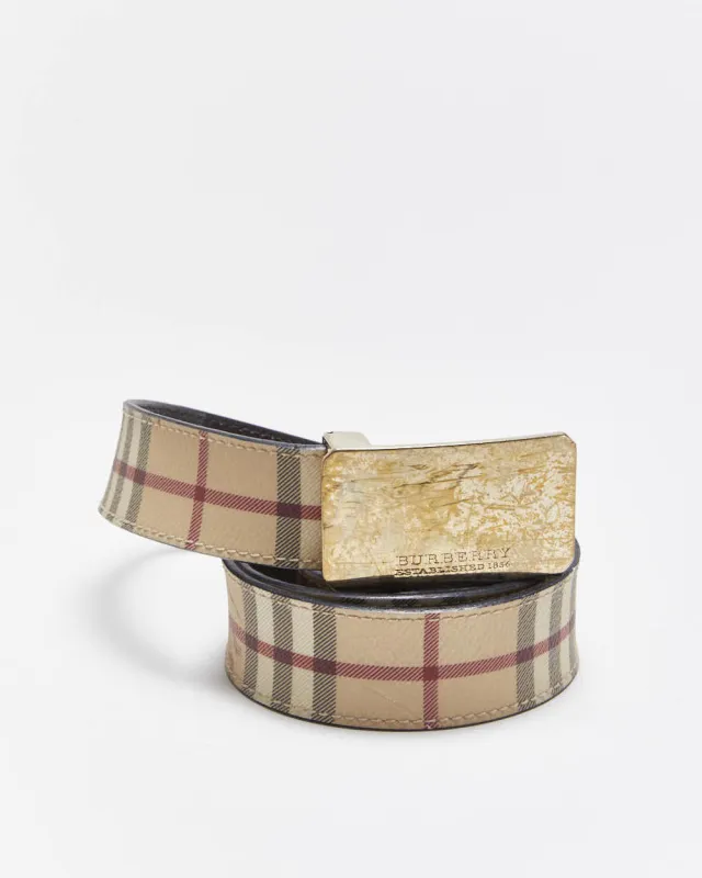 Vintage Y2k 00s Ed Hardy Leather Belt W31-W35 sold by Rokit