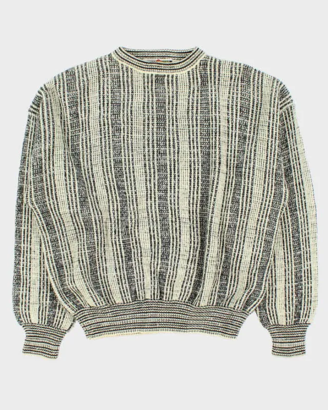Vintage 80s First Concept Oversized Wool Blend Jumper - M sold by Rokit