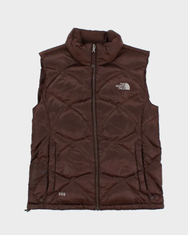 Vintage Y2K 00s The North Face 550 Women's Satin Quilted Down Fill Gilet - L sold by Rokit