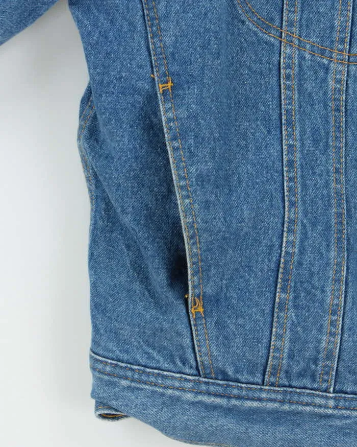Vintage 1980s Lee Storm Rider Sherpa Lined Denim Trucker Jacket - XL sold by Rokit product image thumbnail 5