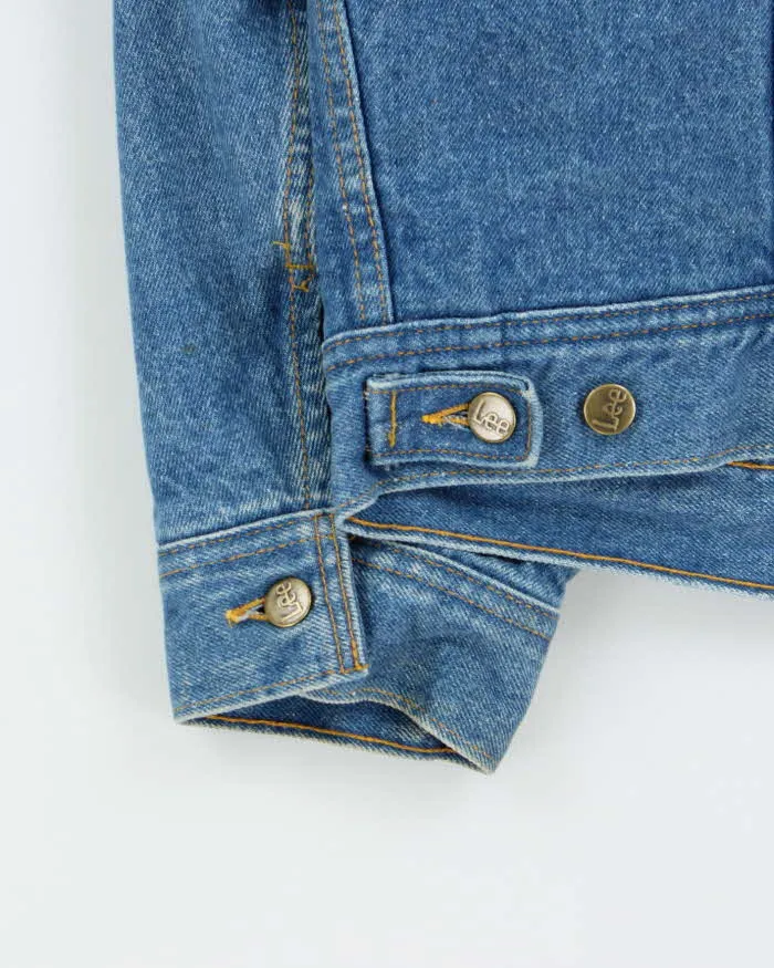 Vintage 1980s Lee Storm Rider Sherpa Lined Denim Trucker Jacket - XL sold by Rokit product image thumbnail 3