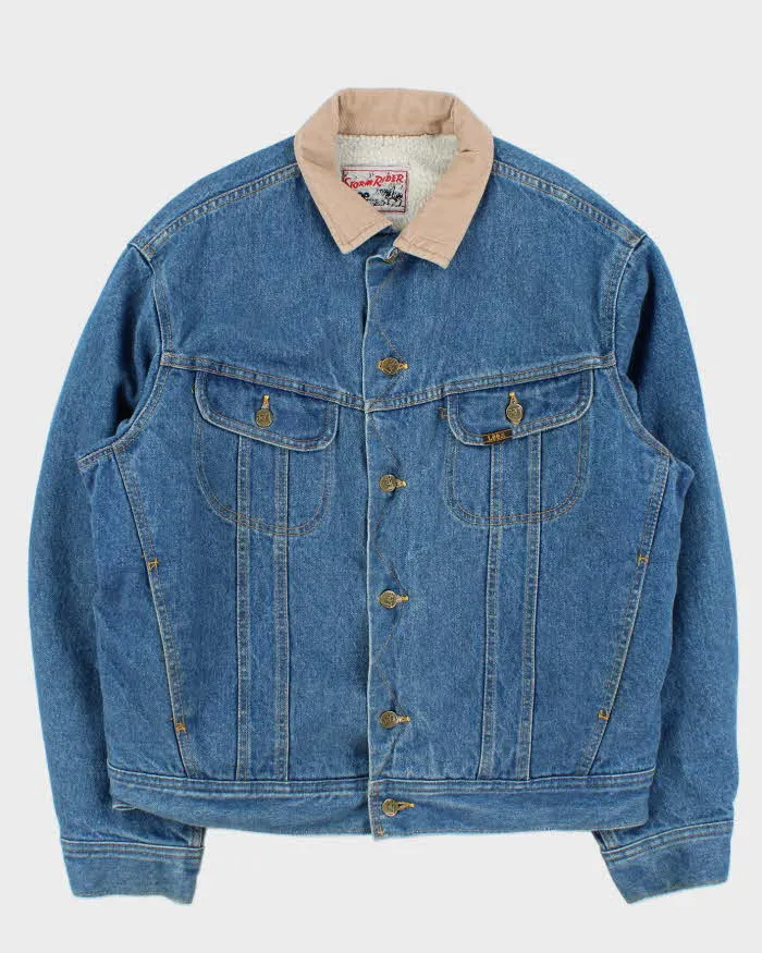 Vintage 1980s Lee Storm Rider Sherpa Lined Denim Trucker Jacket - XL sold by Rokit