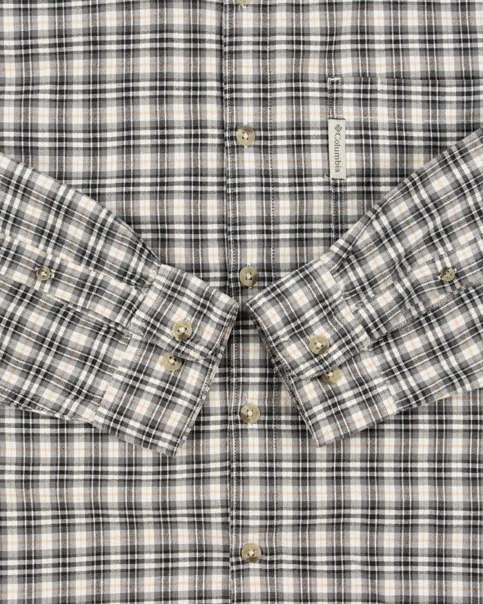 Vintage 90s Columbia Check Long Sleeve Shirt - M sold by Rokit product image thumbnail 4