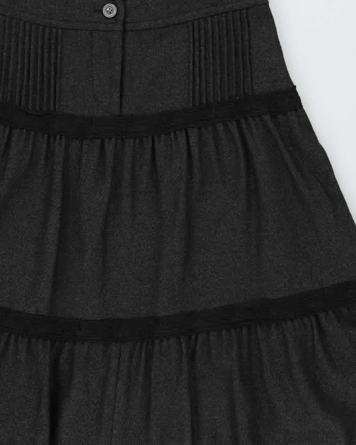 Vintage Chaie & Yun Silk Angora & Wool Blend Skirt - S sold by Rokit product image thumbnail 5