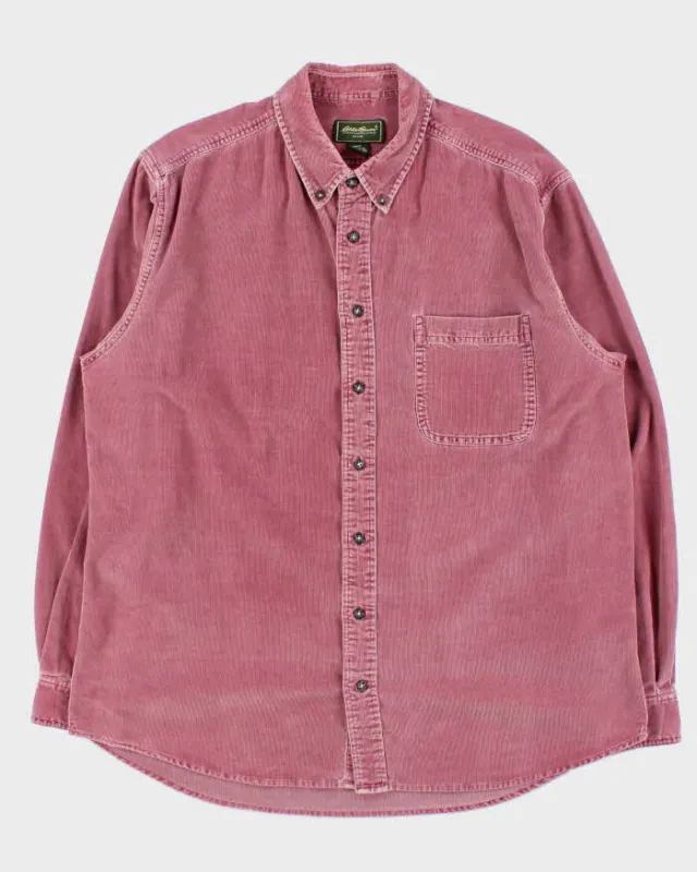 Vintage Eddie Bauer Oversized Corduroy Shirt - L sold by Rokit