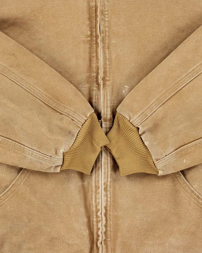 Vintage Y2K 00s Carhartt J25 Camel Heavyweight Therma Active Made In USA Workwear Jacket - M sold by Rokit product image thumbnail 5