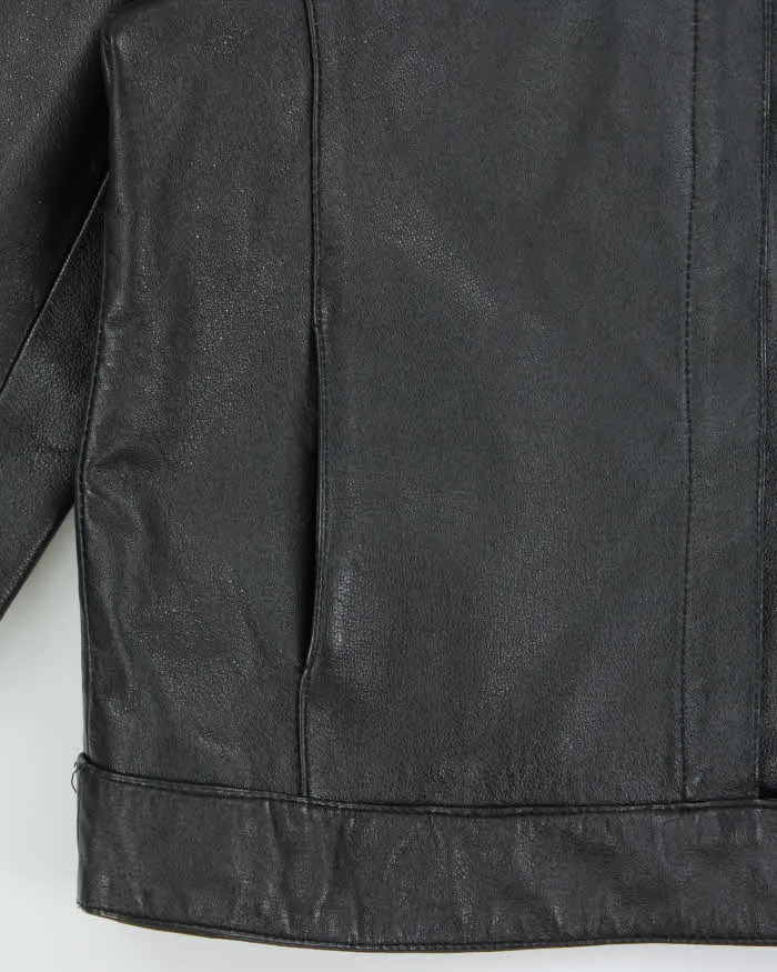 Vintage Y2k 00s Le Chateau Leather Jacket - M sold by Rokit product image thumbnail 4