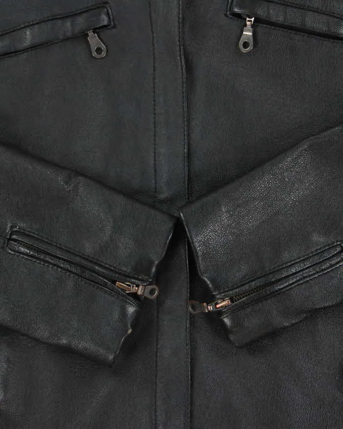 Vintage Y2k 00s Le Chateau Leather Jacket - M sold by Rokit product image thumbnail 5