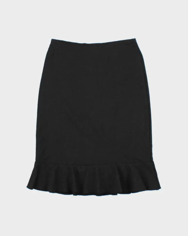 Vintage 90s Fairweather Glittery Ruffle Hem Skirt - XS sold by Rokit