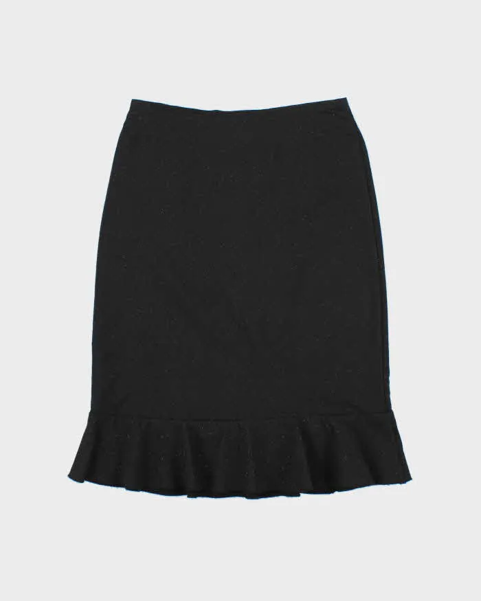 Vintage 90s Fairweather Glittery Ruffle Hem Skirt - XS sold by Rokit