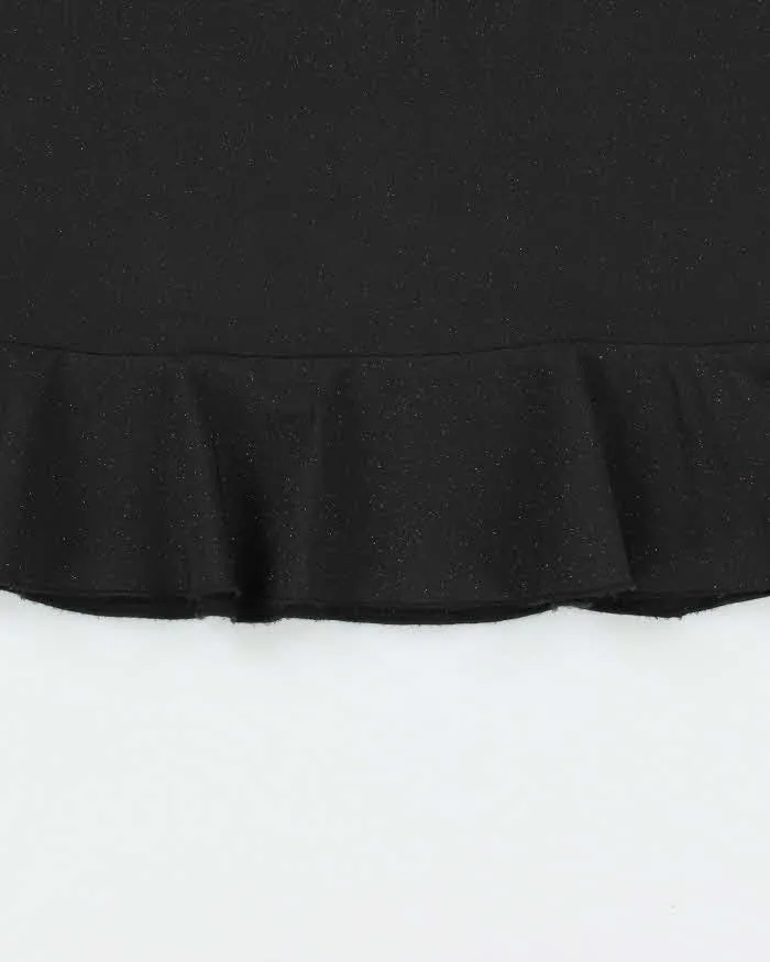 Vintage 90s Fairweather Glittery Ruffle Hem Skirt - XS sold by Rokit product image thumbnail 3