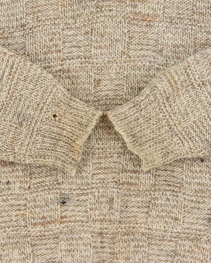 Vintage 70s Pendleton V-neck Wool Jumper - L sold by Rokit product image thumbnail 4