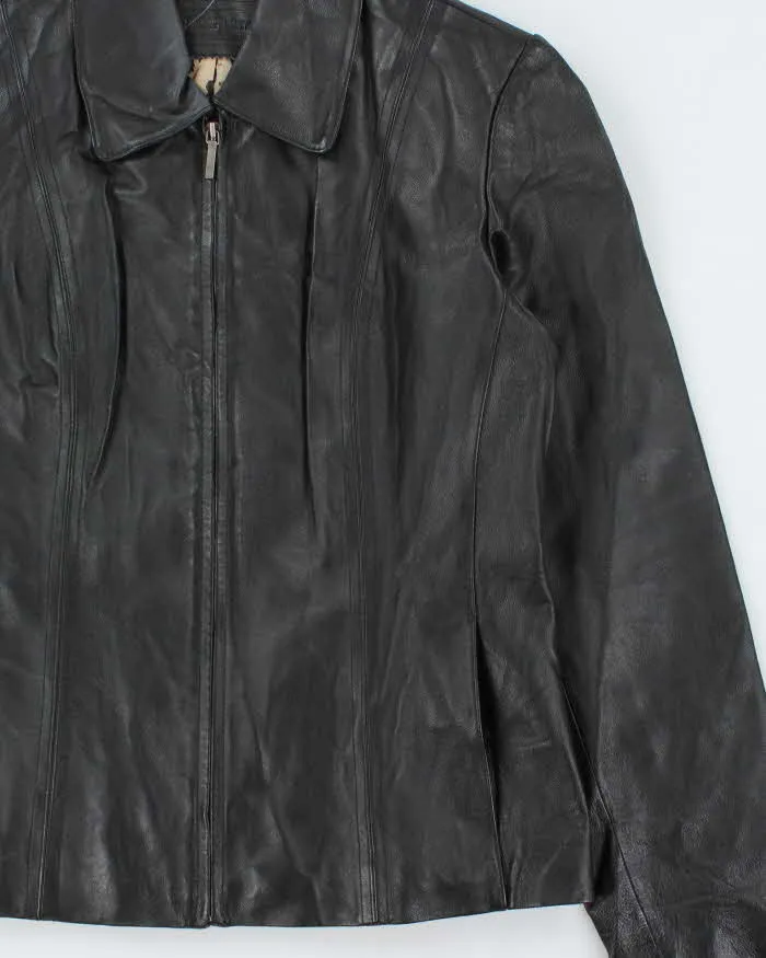 Vintage Y2k 00s Passports Leopard Print Lined Leather Jacket - M sold by Rokit product image thumbnail 3