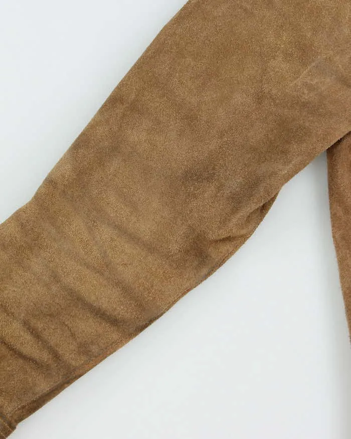 Vintage 1970s Zig Zag Tan Suede Western Jacket - S sold by Rokit product image thumbnail 4