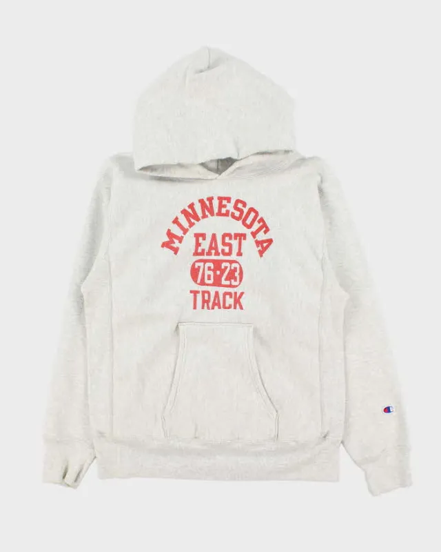 Vintage 00s Champion Reverse Weave Minnesota Track Pullover Hoodie - M sold by Rokit