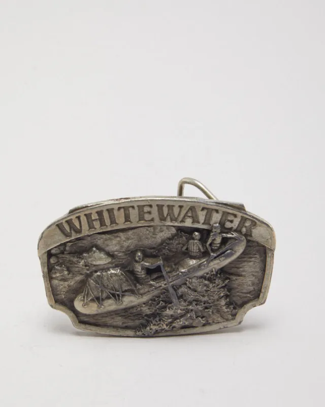 Vintage 80s White Water Rafting Belt Buckle sold by Rokit