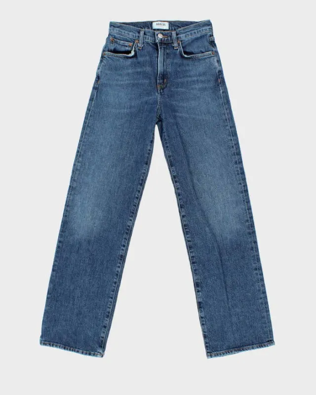 Agolde 'Harper' Women's High Waisted Straight Leg Denim Jeans - W26 L30 sold by Rokit