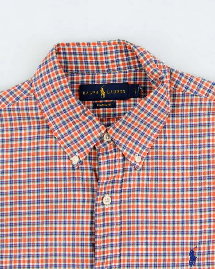 Vintage Ralph Lauren Check Long Sleeve Shirt - L sold by Rokit product image thumbnail 5