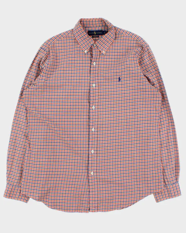 Vintage Ralph Lauren Check Long Sleeve Shirt - L sold by Rokit