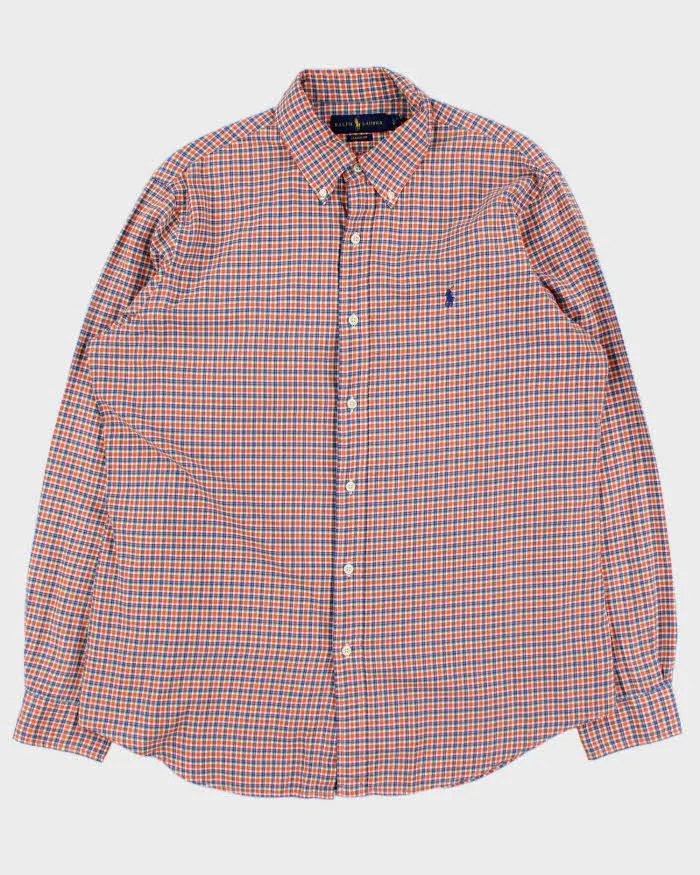 Vintage Ralph Lauren Check Long Sleeve Shirt - L sold by Rokit