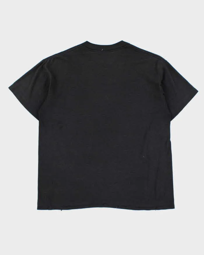 Vintage 1980s Harley Davidson Eagle Faded Black T-Shirt - M sold by Rokit product image thumbnail 2