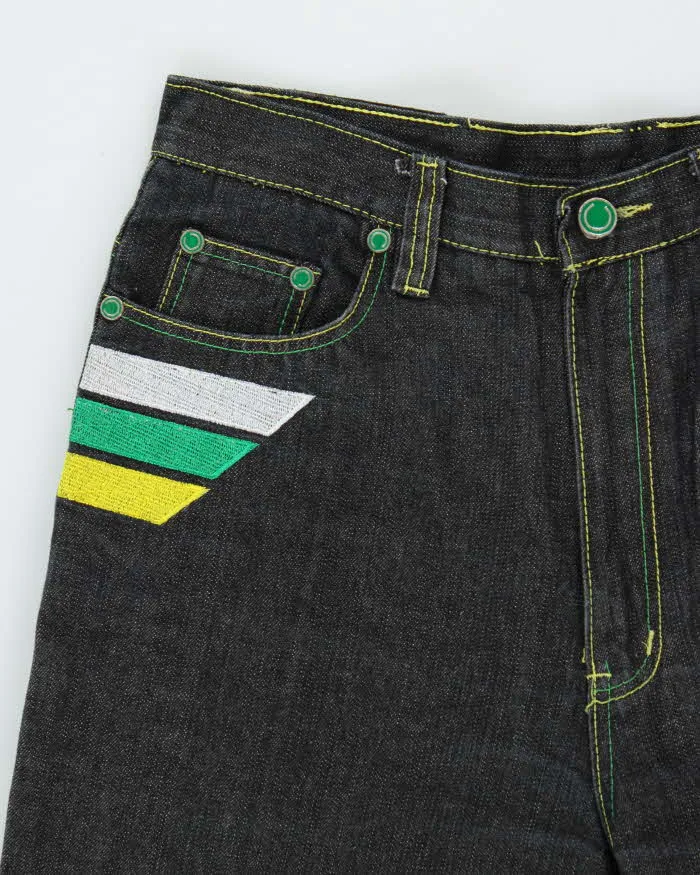Vintage Y2K 00s Coogi Embroidered Stone Wash Denim Wide Leg Jeans - W34 L28 sold by Rokit product image thumbnail 3