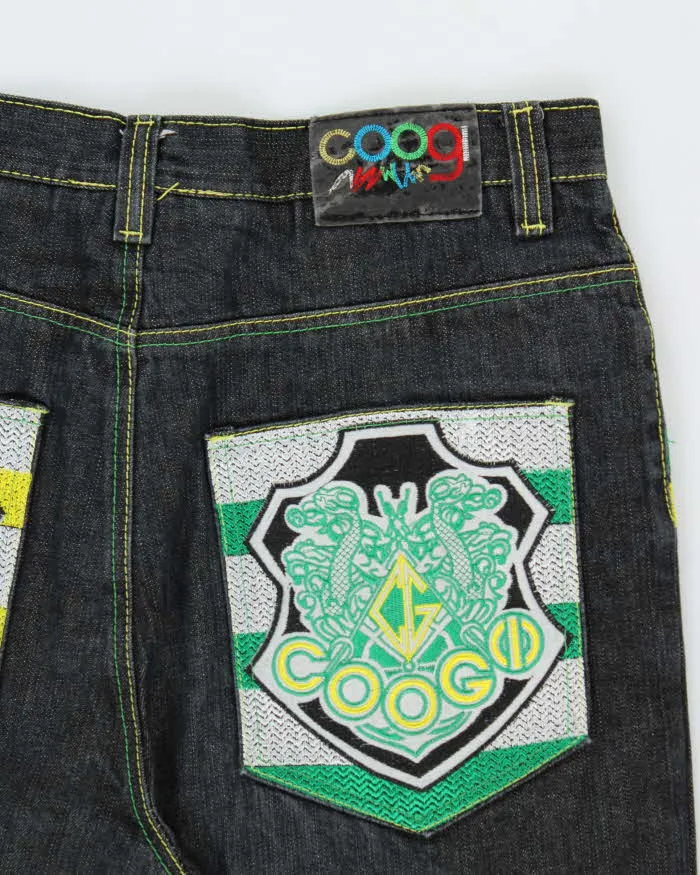Vintage Y2K 00s Coogi Embroidered Stone Wash Denim Wide Leg Jeans - W34 L28 sold by Rokit product image thumbnail 5