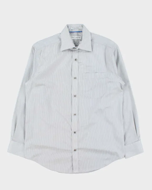 Vintage 1990s Guy Laroche Striped Modern Fit Long Sleeve Shirt - M sold by Rokit