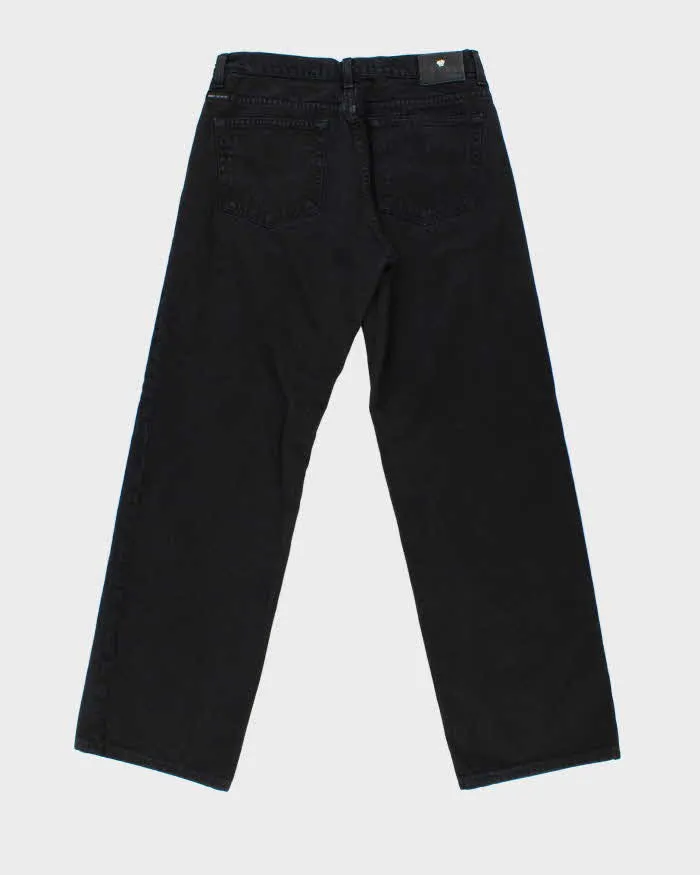 Vintage Y2K 00s Versace JC Double Dyed Wide Leg Denim Jeans - W30 L30 sold by Rokit product image thumbnail 2