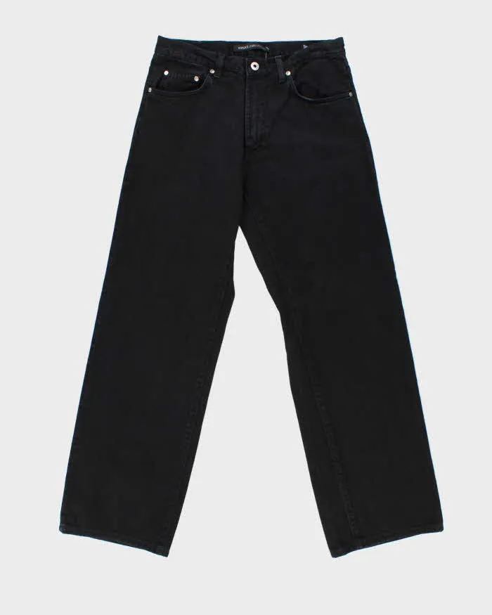 Vintage Y2K 00s Versace JC Double Dyed Wide Leg Denim Jeans - W30 L30 sold by Rokit
