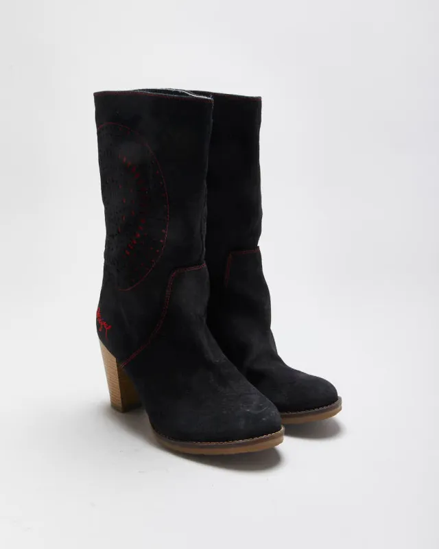 Vintage Y2k 00s Desigual Heeled Boots - UK7 sold by Rokit