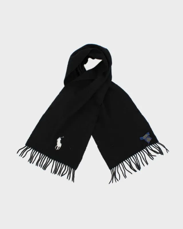 Vintage Ralph Lauren Wool Scarf sold by Rokit