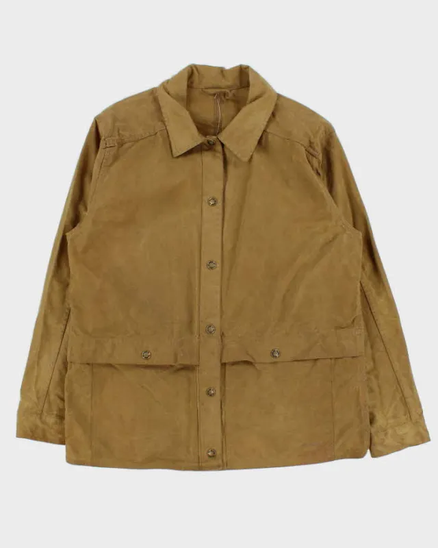 Vintage 00s Filson Tin Cloth Waxed Cotton Made In USA Field Jacket - S sold by Rokit