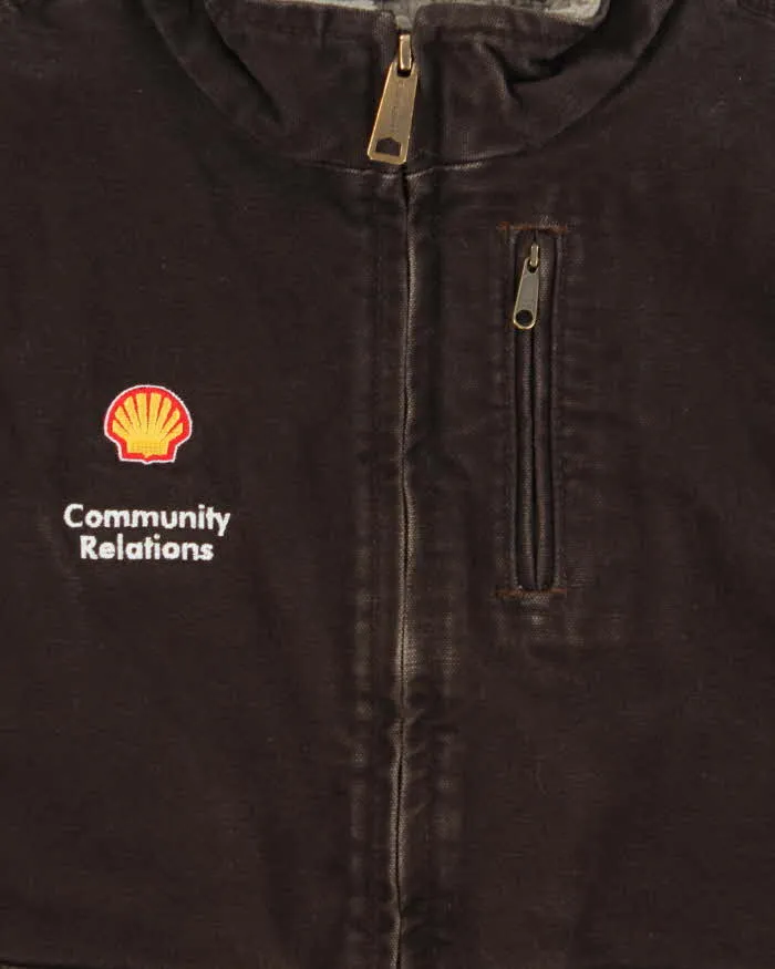 Vintage Carhartt Sherpa Lined Sandstone Canvas Women's Workwear Gilet - M sold by Rokit product image thumbnail 3