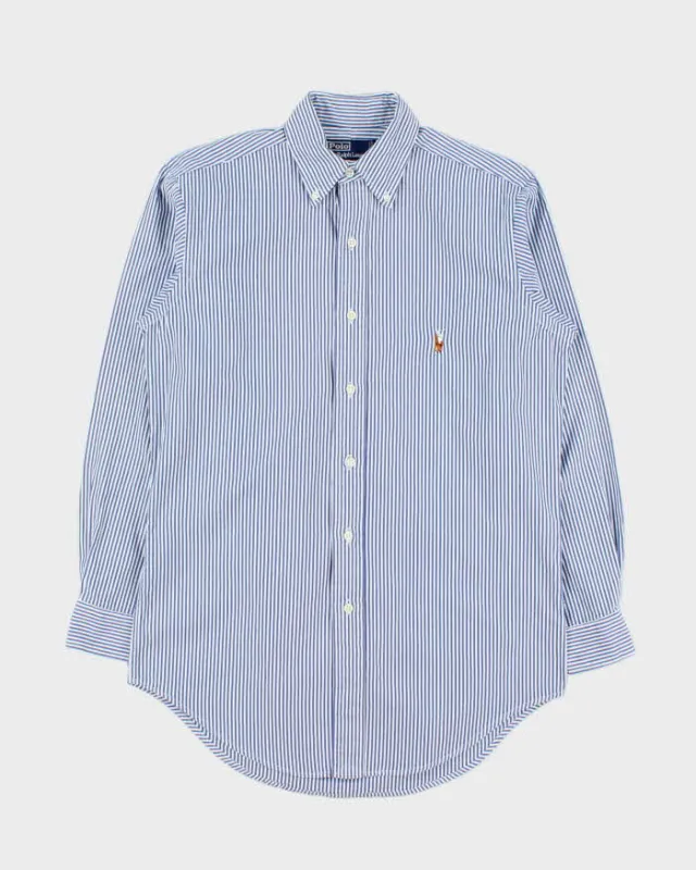 Vintage Early 1990s Polo Ralph Lauren Striped Long Sleeve Shirt - S sold by Rokit