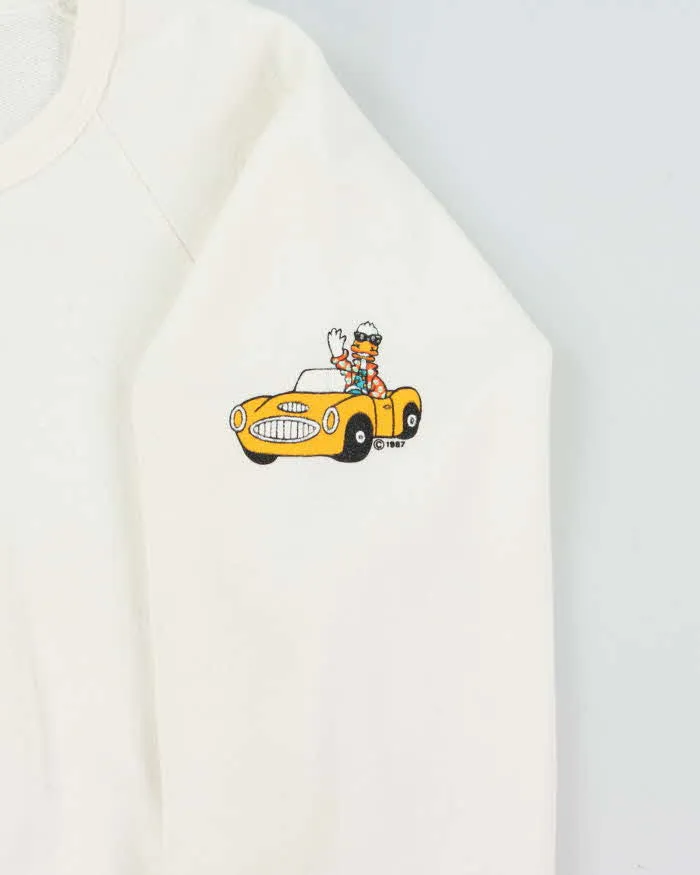 Vintage 1987 Duck Mania Graphic Crewneck Sweatshirt - L sold by Rokit product image thumbnail 4