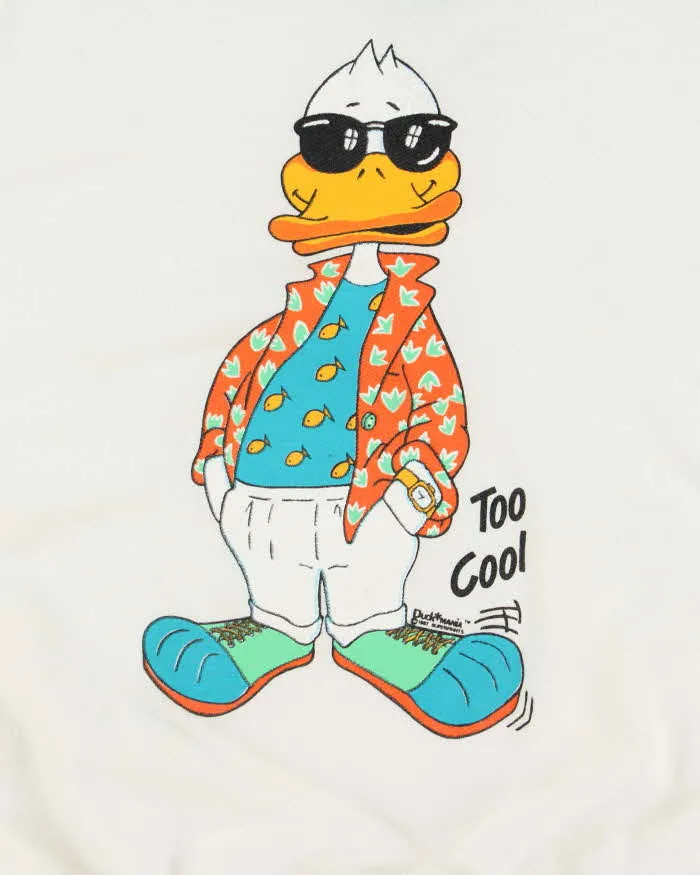 Vintage 1987 Duck Mania Graphic Crewneck Sweatshirt - L sold by Rokit product image thumbnail 3