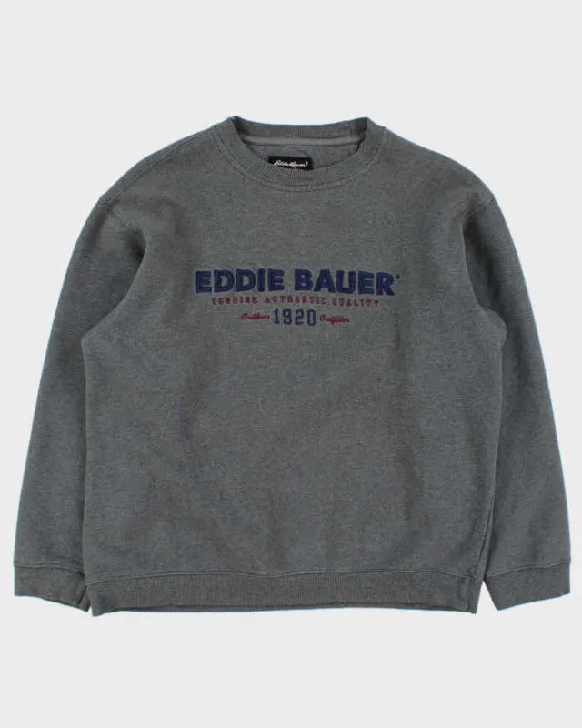 Vintage Eddie Bauer Embroidered Spell Out Sweatshirt - L sold by Rokit
